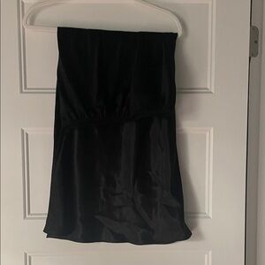 Christy Dawn black slip skirt